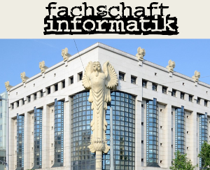 Bild von der TU-Bibliothek unter dem Logo der Fachschaft Bild von der TU-Bibliothek unter dem Logo der Fachschaft