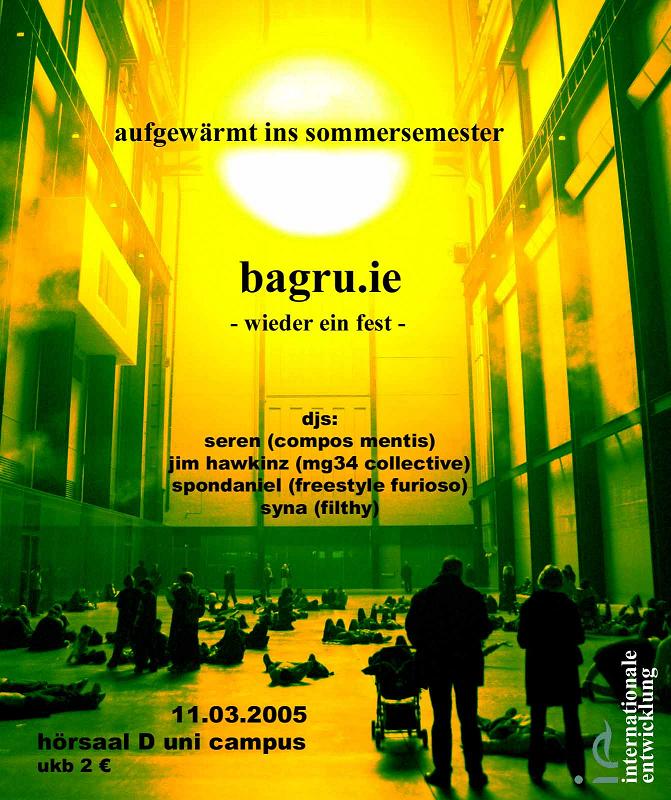 Flyer des Festes der BaGru ie