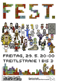 Fest Fachschaften Informatik und Wirtschaftsinfromatik am Freitag, 29. 5., Treitelstraße 3 Fest Fachschaften Informatik und Wirtschaftsinfromatik am Freitag, 29. 5., Treitelstraße 3