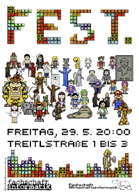 Fest Fachschaften Informatik und Wirtschaftsinfromatik am Freitag, 29. 5., Treitelstraße 3