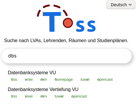 Screenshot von TOSS Screenshot von TOSS